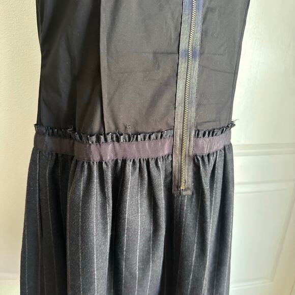 Theory Black Drop Waist Sleeveless Dress Sz12 - Picture 7 of 10